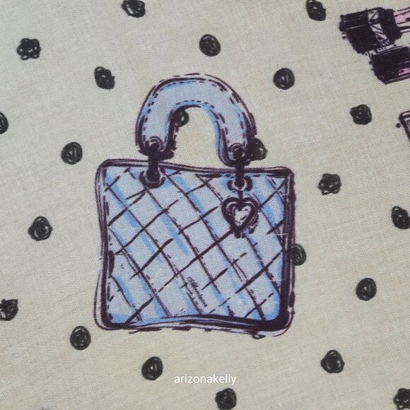 Cashmere & Silk Scarf- Shoes, Makeup, Watches, Glasses, Handbags Alberotanza - Picture 5 of 16